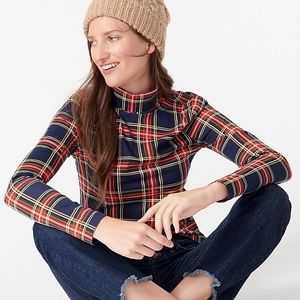 (NWT) J.Crew, Plaid Turtleneck, US XS